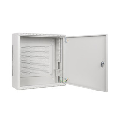 19" RACKOVÁ SKŘÍŇ PRO MONTÁŽ NA STĚNU 6U+3U/540X200 NÍZKOPROFILOVÁ ŠEDÁ  (SMONTOVANÁ)