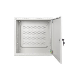 19" RACKOVÁ SKŘÍŇ PRO MONTÁŽ NA STĚNU 6U+3U/540X200 NÍZKOPROFILOVÁ ŠEDÁ  (SMONTOVANÁ)