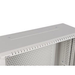 19" RACKOVÁ SKŘÍŇ PRO MONTÁŽ NA STĚNU 6U+3U/540X200 NÍZKOPROFILOVÁ ŠEDÁ  (SMONTOVANÁ)