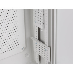 19" RACKOVÁ SKŘÍŇ PRO MONTÁŽ NA STĚNU 6U+3U/540X200 NÍZKOPROFILOVÁ ŠEDÁ  (SMONTOVANÁ)