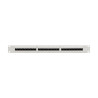PATCH PANEL 24 PORTŮ 1U 19" CAT.5E UTP S POLICÍ ŠEDÝ