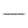 PATCH PANEL 24 PORTŮ 1U 19" CAT.6A UTP S POLICÍ ŠEDÝ