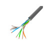 LAN KABEL CAT.5E UTP 100M SOLID CU GREY CPR