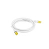 PATCHCORD KAT.6A S/FTP LSZH CU 0.5M WHITE