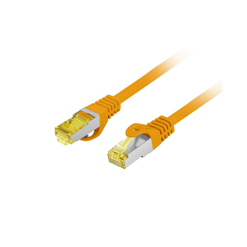 PATCHCORD CAT.6A S/FTP LSZH CU 0,25M ORANŽOVÝ PATCHCORD CAT.6A S/FTP LSZH CU 0,25M ORANŽOVÝ