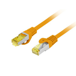 PATCHCORD CAT.6A S/FTP LSZH CU 1M ORANŽOVÝ