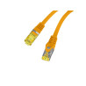 PATCHCORD CAT.6A S/FTP LSZH CU 1M ORANŽOVÝ