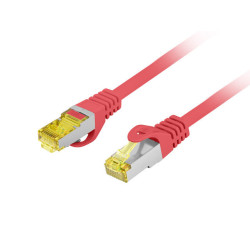 PATCHCORD CAT.6A S/FTP LSZH CU 10M ČERVENÝ
