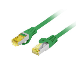 PATCHCORD CAT.6A S/FTP LSZH CU 10M ZELENÝ