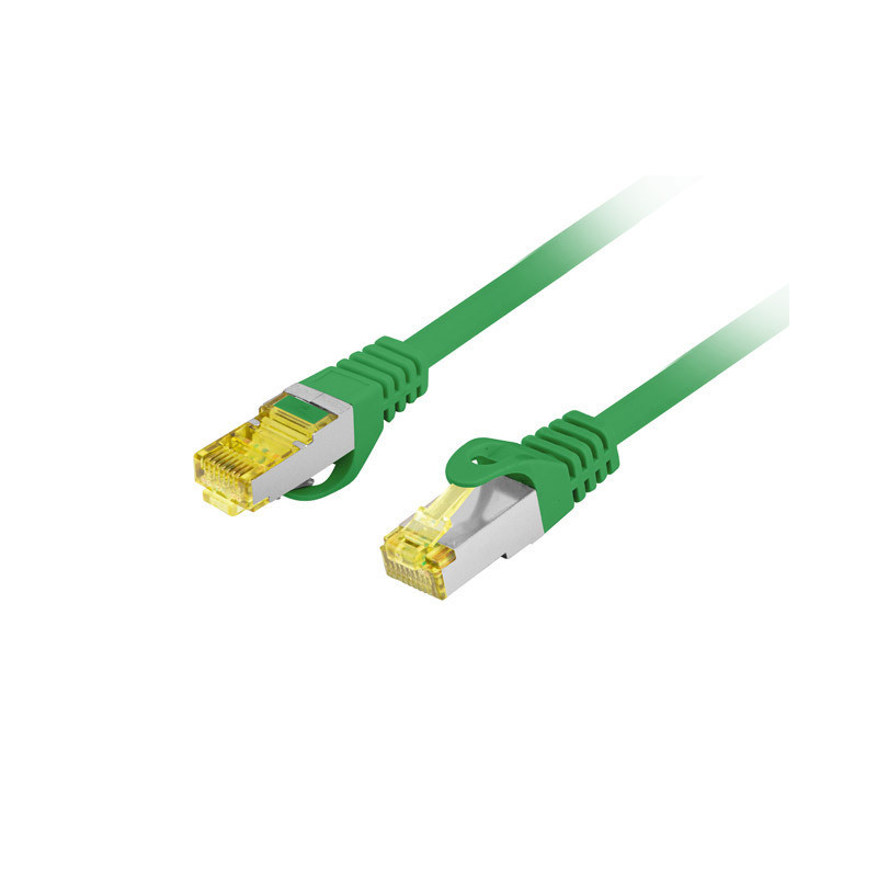 PATCHCORD CAT.6A S/FTP LSZH CU 10M ZELENÝ PATCHCORD CAT.6A S/FTP LSZH CU 10M ZELENÝ
