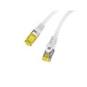 PATCHCORD CAT.6A S/FTP LSZH CU 15M ŠEDÝ