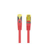 PATCHCORD CAT.6A S/FTP LSZH CU 15M ČERVENÝ
