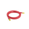 PATCHCORD CAT.6A S/FTP LSZH CU 15M ČERVENÝ