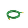 PATCHCORD CAT.6A S/FTP LSZH CU 15M ZELENÝ
