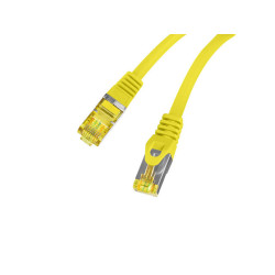 PATCHCORD CAT.6A S/FTP LSZH CU 15M ŽLUTÝ