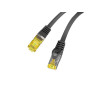 PATCHCORD CAT.6A S/FTP LSZH CU 20M BLACK