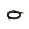 PATCHCORD CAT.6A S/FTP LSZH CU 20M BLACK