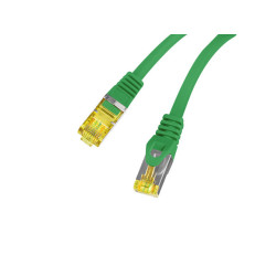 PATCHCORD CAT.6A S/FTP LSZH CU 20M ZELENÝ