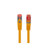 PATCHCORD CAT.6 S/FTP LSZH CU 0,25M ORANŽOVÝ