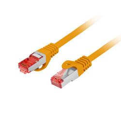 PATCHCORD CAT.6 S/FTP LSZH CU 10M ORANŽOVÝ