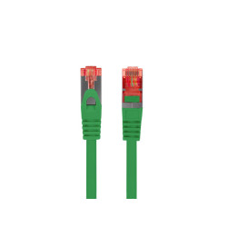 PATCHCORD CAT.6 S/FTP LSZH CU 0,25M ZELENÝ