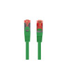 PATCHCORD CAT.6 S/FTP LSZH CU 0,25M ZELENÝ