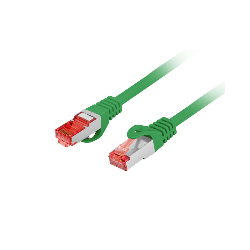 PATCHCORD CAT.6 S/FTP LSZH CU 0,5M ZELENÝ PATCHCORD CAT.6 S/FTP LSZH CU 0,5M ZELENÝ
