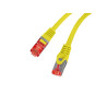 PATCHCORD CAT.6 S/FTP LSZH CU 1,5M ŽLUTÝ