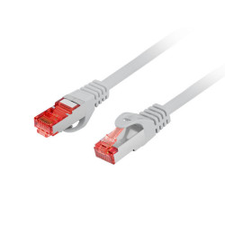 PATCHCORD CAT.6 S/FTP LSZH CU 20M ŠEDÝ