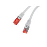 PATCHCORD CAT.6 S/FTP LSZH CU 20M ŠEDÝ