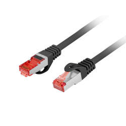 PATCHCORD CAT.6 S/FTP LSZH CU 20M BLACK