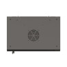 RACKOVÁ SKŘÍŇ 19" NÁSTĚNNÁ 4U/540X350 (FLAT PACK) S PROSKLENÝMI DVEŘMI ČERNÁ