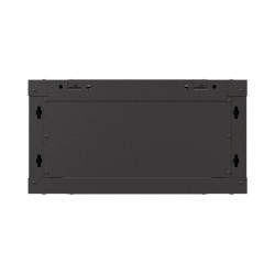 RACKOVÁ SKŘÍŇ 19" NÁSTĚNNÁ 4U/540X350 (FLAT PACK) S PROSKLENÝMI DVEŘMI ČERNÁ