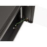 RACKOVÁ SKŘÍŇ 19" NÁSTĚNNÁ 4U/540X350 (FLAT PACK) S PROSKLENÝMI DVEŘMI ČERNÁ