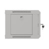 RACKOVÁ SKŘÍŇ 19" NÁSTĚNNÁ 4U/540X350 (FLAT PACK) S PROSKLENÝMI DVEŘMI ŠEDÁ