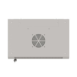 RACKOVÁ SKŘÍŇ 19" NÁSTĚNNÁ 4U/540X350 (FLAT PACK) S PROSKLENÝMI DVEŘMI ŠEDÁ