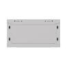 RACKOVÁ SKŘÍŇ 19" NÁSTĚNNÁ 4U/540X350 (FLAT PACK) S PROSKLENÝMI DVEŘMI ŠEDÁ