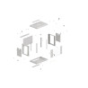 RACKOVÁ SKŘÍŇ 19" NÁSTĚNNÁ 4U/540X350 (FLAT PACK) S PROSKLENÝMI DVEŘMI ŠEDÁ