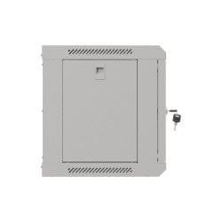 19" RACKOVÁ SKŘÍŇ PRO MONTÁŽ NA STĚNU 6U/540X350 (FLAT PACK) S PROSKLENÝMI DVEŘMI ŠEDÁ