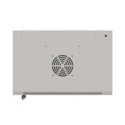 19" RACKOVÁ SKŘÍŇ PRO MONTÁŽ NA STĚNU 6U/540X350 (FLAT PACK) S PROSKLENÝMI DVEŘMI ŠEDÁ