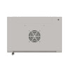 19" RACKOVÁ SKŘÍŇ PRO MONTÁŽ NA STĚNU 6U/540X350 (FLAT PACK) S PROSKLENÝMI DVEŘMI ŠEDÁ