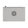 19" RACKOVÁ SKŘÍŇ PRO MONTÁŽ NA STĚNU 6U/540X350 (FLAT PACK) S PROSKLENÝMI DVEŘMI ŠEDÁ