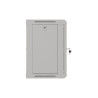 19" RACKOVÁ SKŘÍŇ PRO MONTÁŽ NA STĚNU 9U/540X350 (FLAT PACK) S PROSKLENÝMI DVEŘMI ŠEDÁ