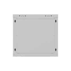19" RACKOVÁ SKŘÍŇ PRO MONTÁŽ NA STĚNU 9U/540X350 (FLAT PACK) S PROSKLENÝMI DVEŘMI ŠEDÁ