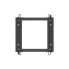 OTEVŘENÝ RACK 9U 19" 600X600-1100 NASTAVITELNÝ ČERNÝ