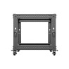 OTEVŘENÝ RACK 9U 19" 600X600-1100 NASTAVITELNÝ ČERNÝ
