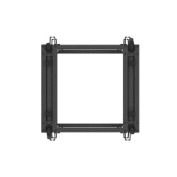 OTEVŘENÝ RACK 15U 19" 600X600-1100 NASTAVITELNÝ ČERNÝ