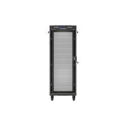 19" VOLNĚ STOJÍCÍ RACKOVÁ SKŘÍŇ 32U/600X600 (FLAT PACK) SE SÍŤOVÝMI DVEŘMI LCD ČERNÁ
