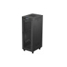 19" VOLNĚ STOJÍCÍ RACKOVÁ SKŘÍŇ 32U/600X800 (FLAT PACK) SE SÍŤOVÝMI DVEŘMI LCD ČERNÁ