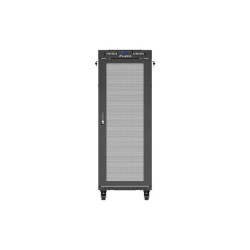 19" VOLNĚ STOJÍCÍ RACKOVÁ SKŘÍŇ 32U/600X800 (FLAT PACK) SE SÍŤOVÝMI DVEŘMI LCD ČERNÁ